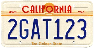 1987 Sunset plate