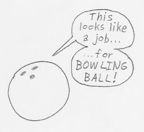 Drawing of Bowling Ball