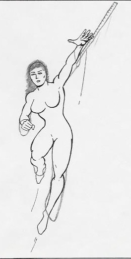 Drawing of Meter Maid