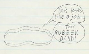 Drawing of Rubber Band